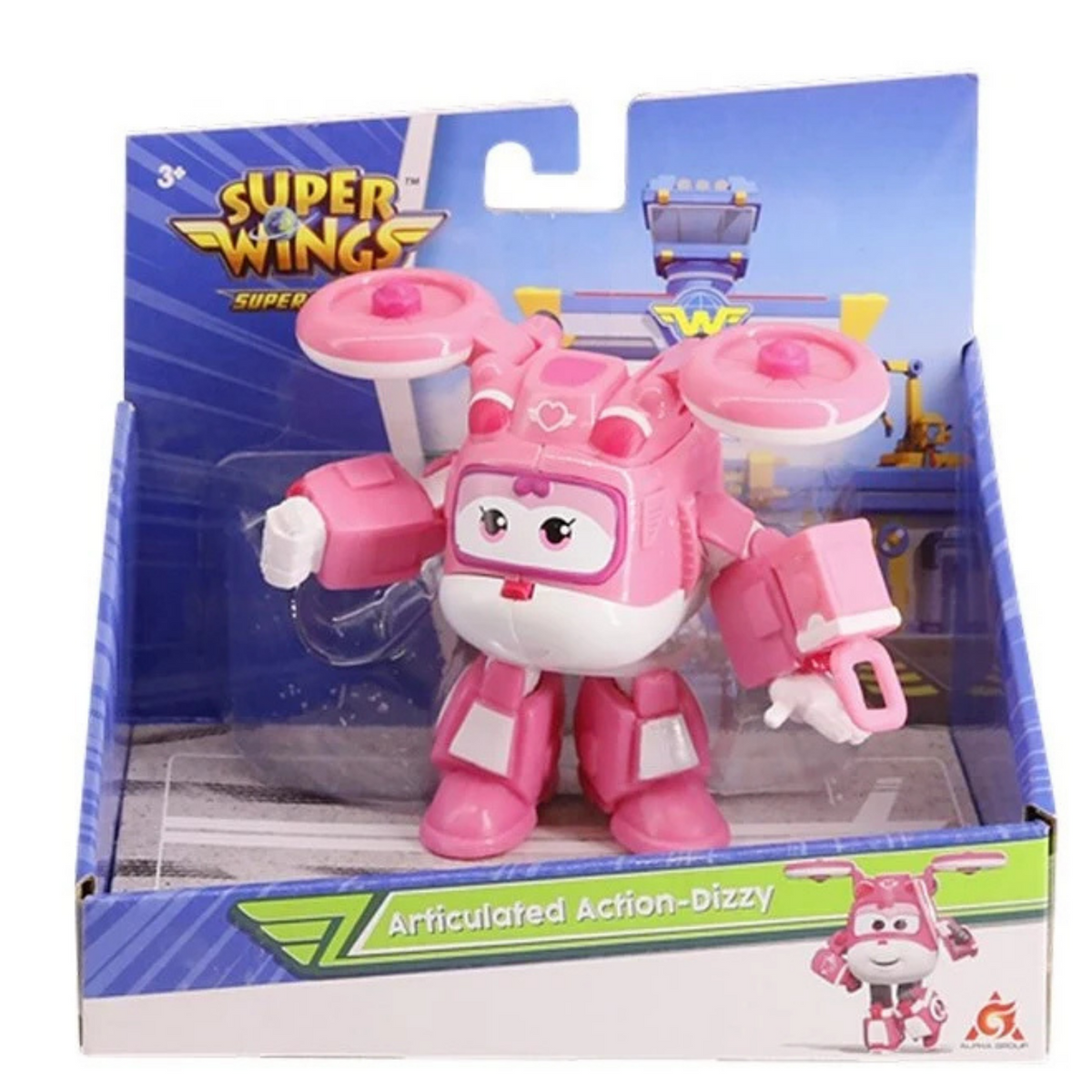 Super Wings aircraft Articulated Action Dizzy 8cm New Toy Plane Robot