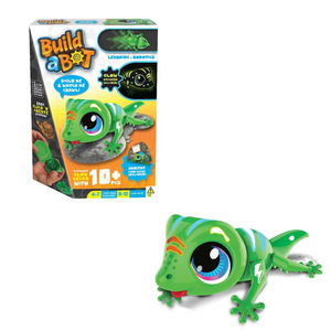 Build A Bot Mini Gecko Glow Robotic STEM Learning Crawl Toy Interactive Kids