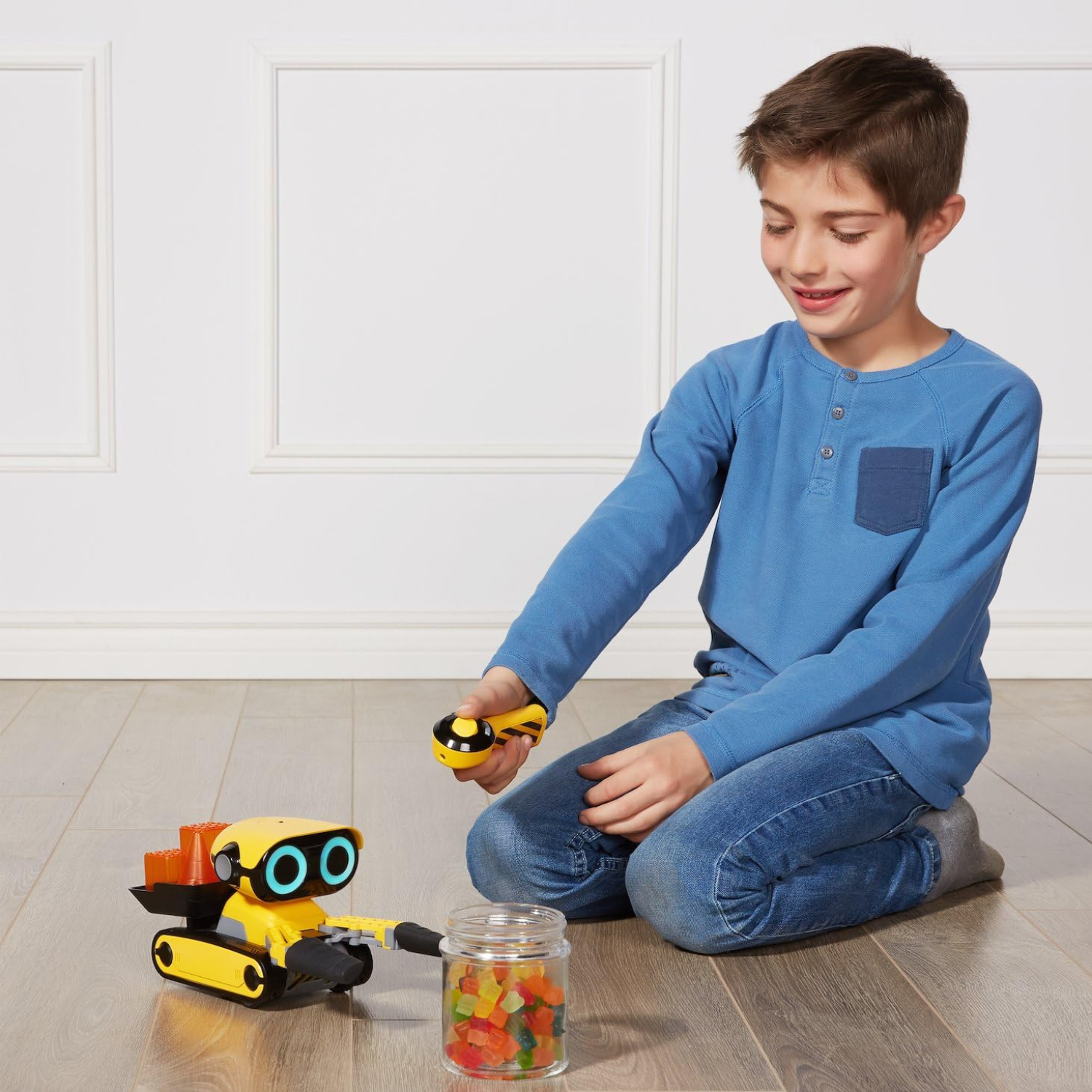 WowWee Botsquad Gripping Path Clear RC Interactive Robot Build Construction Toy