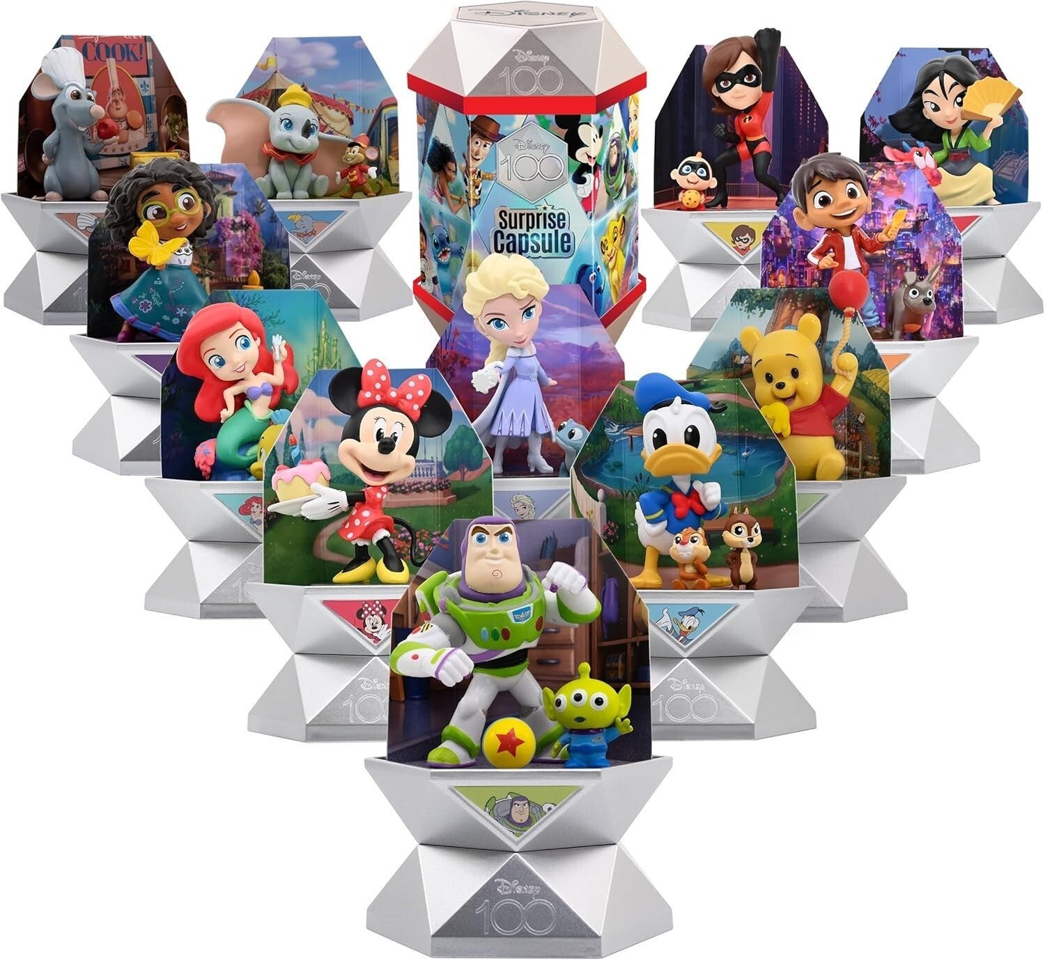 Disney Yume 100 Surprise Capsules Series 2 Assorted Blind Box Toy Story Buzz