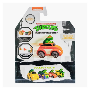 Teenage Mutant Ninja Turtles TMNT Michelangelo Rad Rip Racers Car New Toy