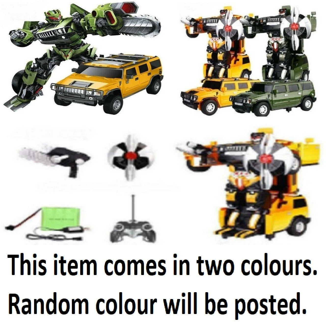 MZ Transforming Car 2323P Hummer Toy RC IR Robot Remote Control Race Racing Play