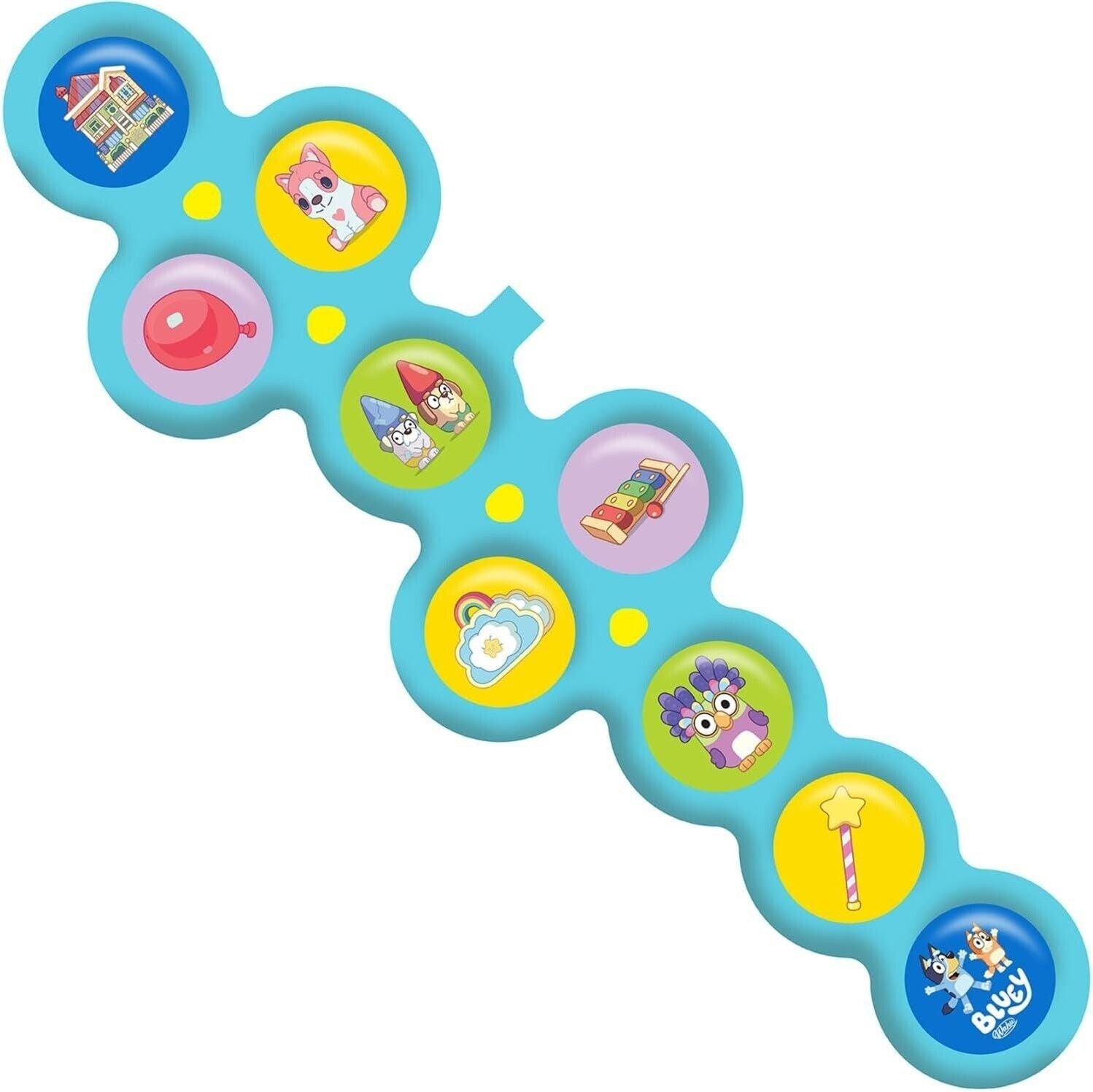 Bluey Hop Skip Splash Water Play Sprinkler Blue 230cm Long Unisex Children Swim