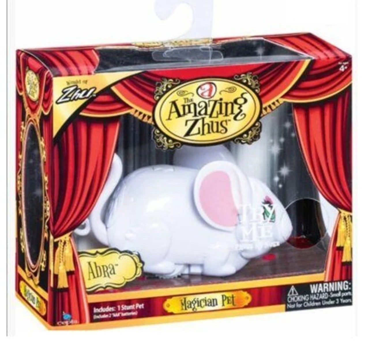 The Amazing Zhus Stunt Pets Ret Piccadilly Abra White Ages 4+ Toy Play