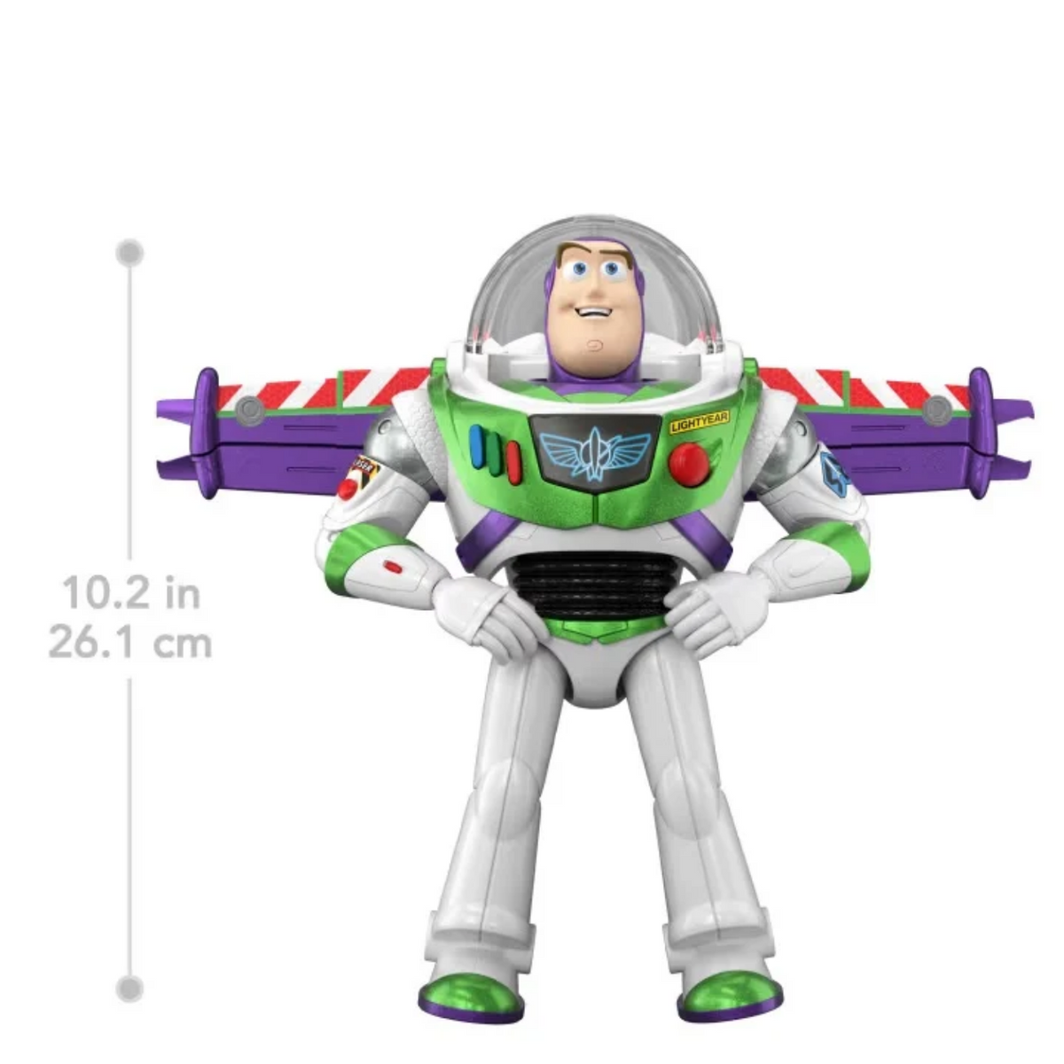 Toy Story 10.5 Inch Flight Mode Hi-Tech Edition Buzz Lightyear New Toy Robot