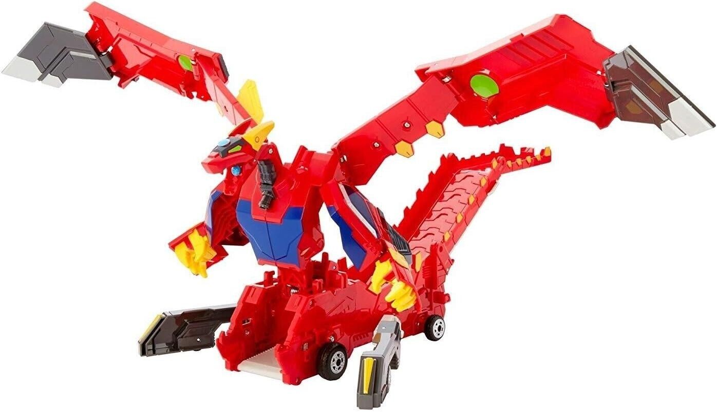 Turning MeCard Mega Drakona Mecardimal Ages 6+ New Toy Dragon Car Truck Robot