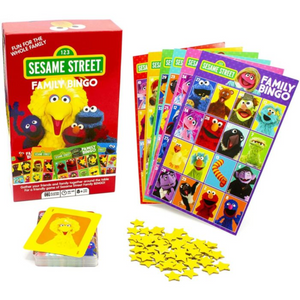 Sesame Street Family Bingo Board Game 8+ Years New Toy