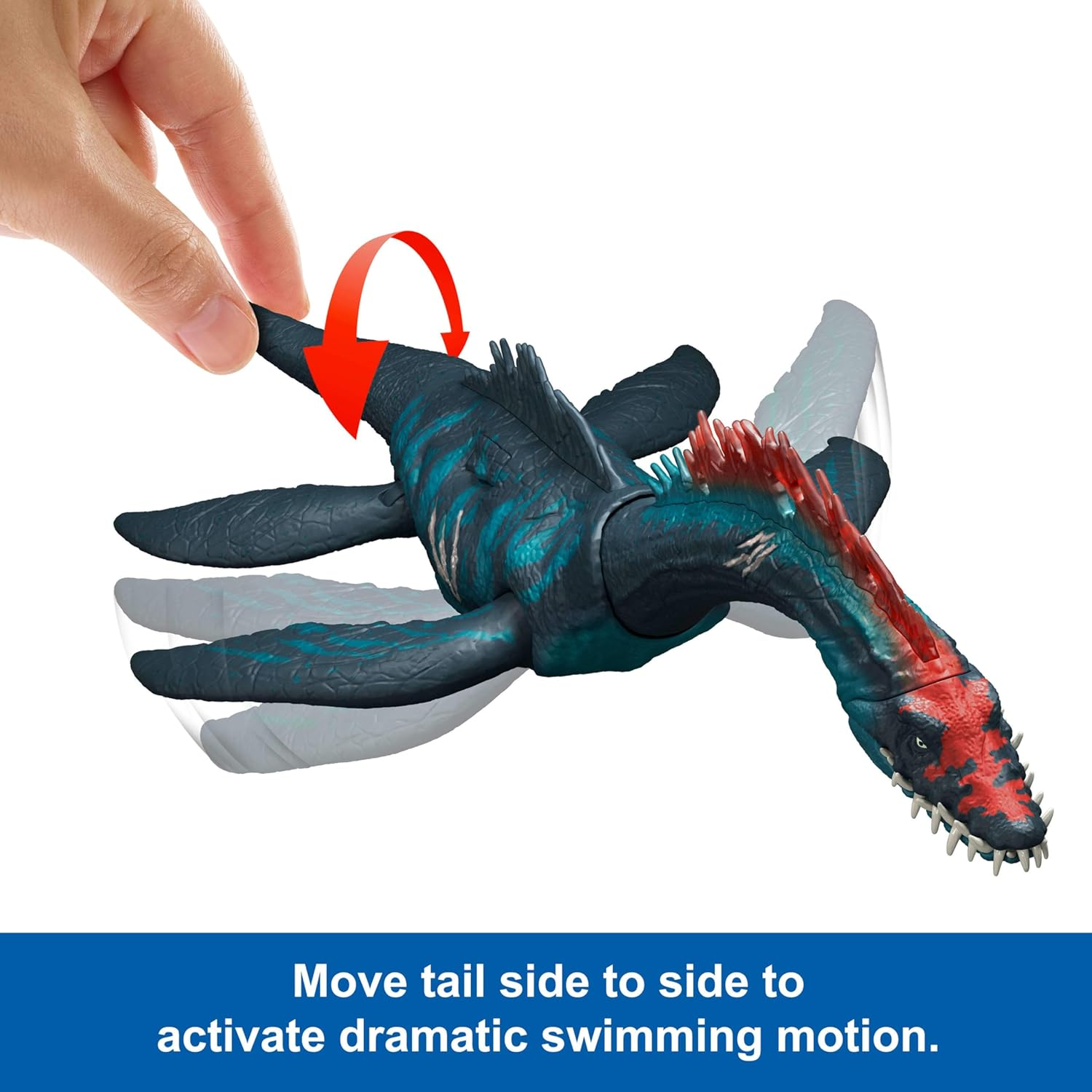 Jurassic World Chaos Theory Styxosaurus Dinosaur Figure Head Chomp Play Ages 4 +