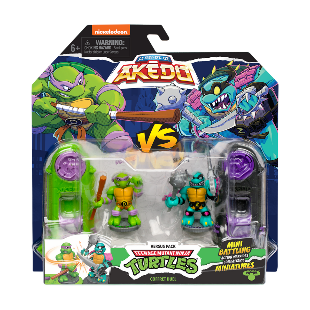 Legends of Akedo Teenage Mutant Ninja Turtles Versus Pack Donatello Slash NewToy