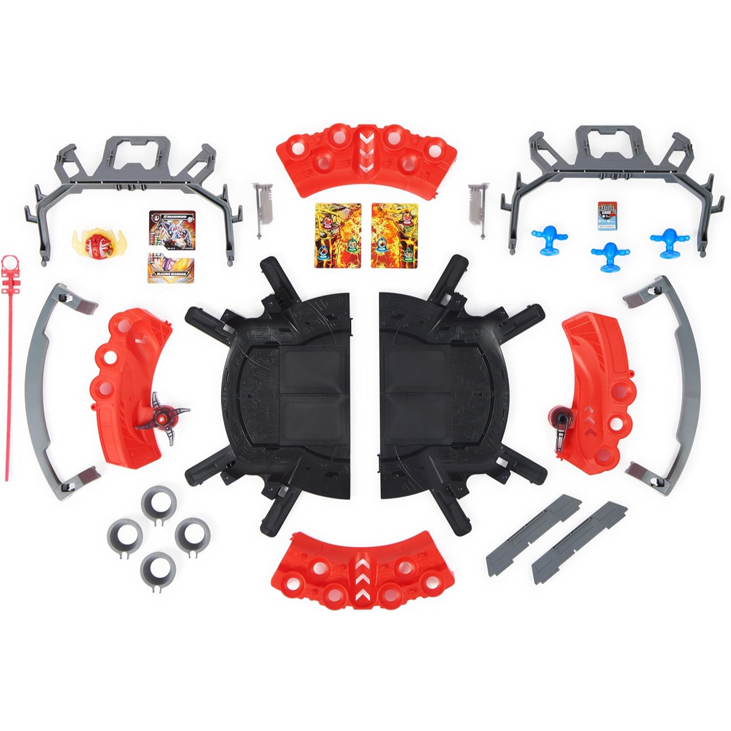 Bakugan Battle Ground Arena Toy Set Spin Attack Dragonoid Battle Fight Play 6+XS