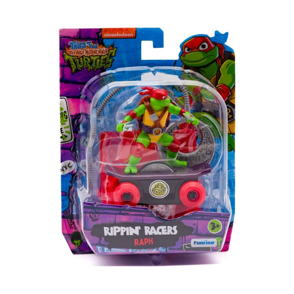 Teenage Mutant Ninja Turtles Rippin Turtle Racers Raph New Toy Play Raphael
