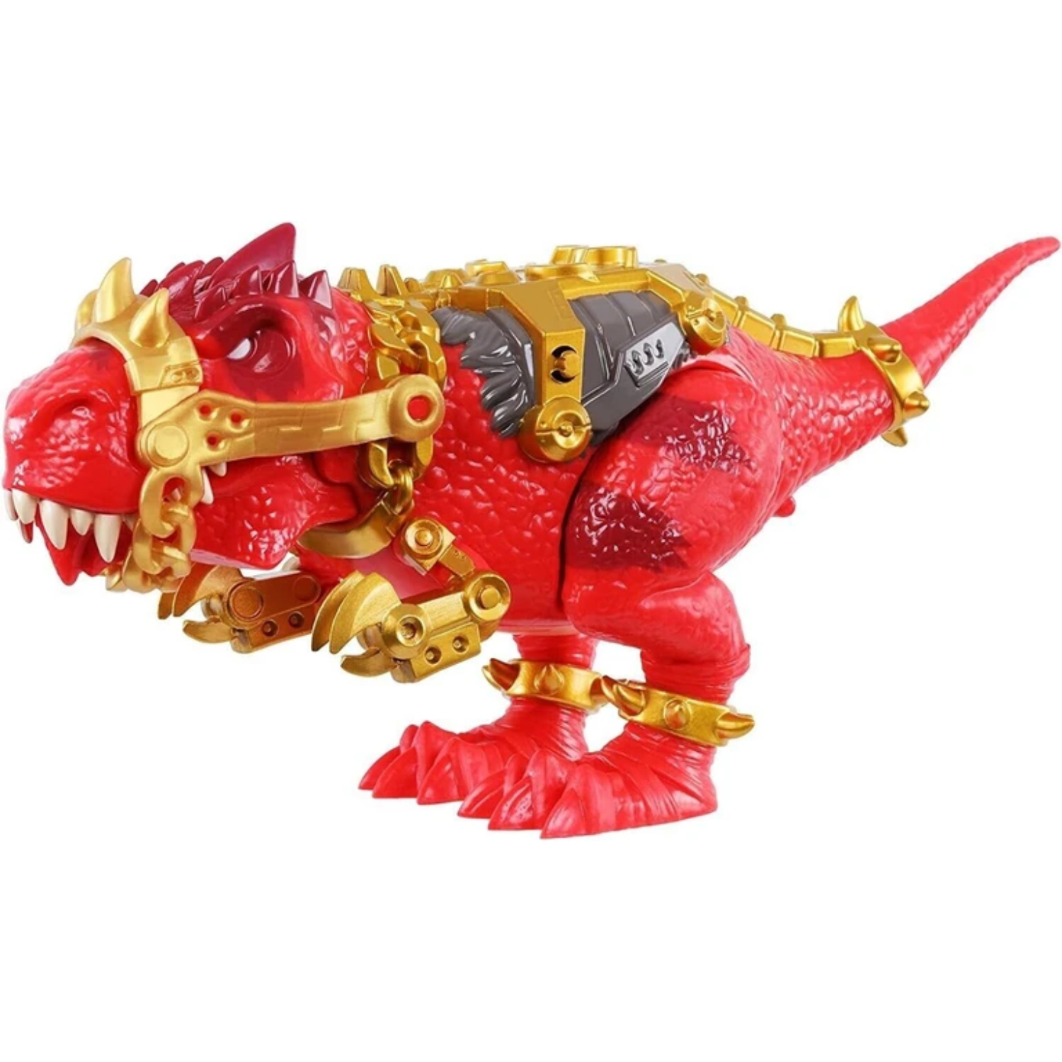 Treasure X Dino Dissection Action Figure T-Rex Dinosaur Gold Hunter Gear Armour