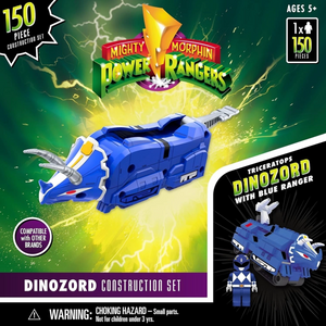 Mighty Morphin Power Ranger Toy 150 Pcs Blue Ranger Action Set New Toy