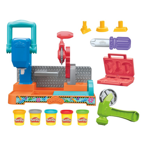 Play-Doh Stamp And Saw Tool Bench Playset Construction New Toy