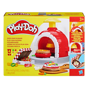 Play-Doh Kitchen Creations Pizza Oven Pretend Play Set 6 Compound 8 Accessories