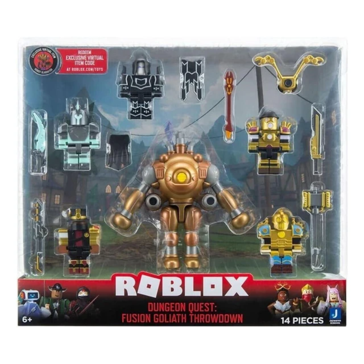 Roblox Environmental Pack Dungeon Ques Fusion Goliath Throwdown Figures Play