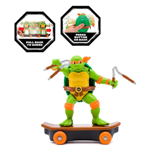 Teenage Mutant Ninja Turtles Michelangelo Sewer Shredders Skate New Toy