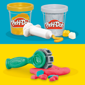 Play-Doh Drill n Fill Dentist Playset Drill Teeth Add Metallic Fillings 3+