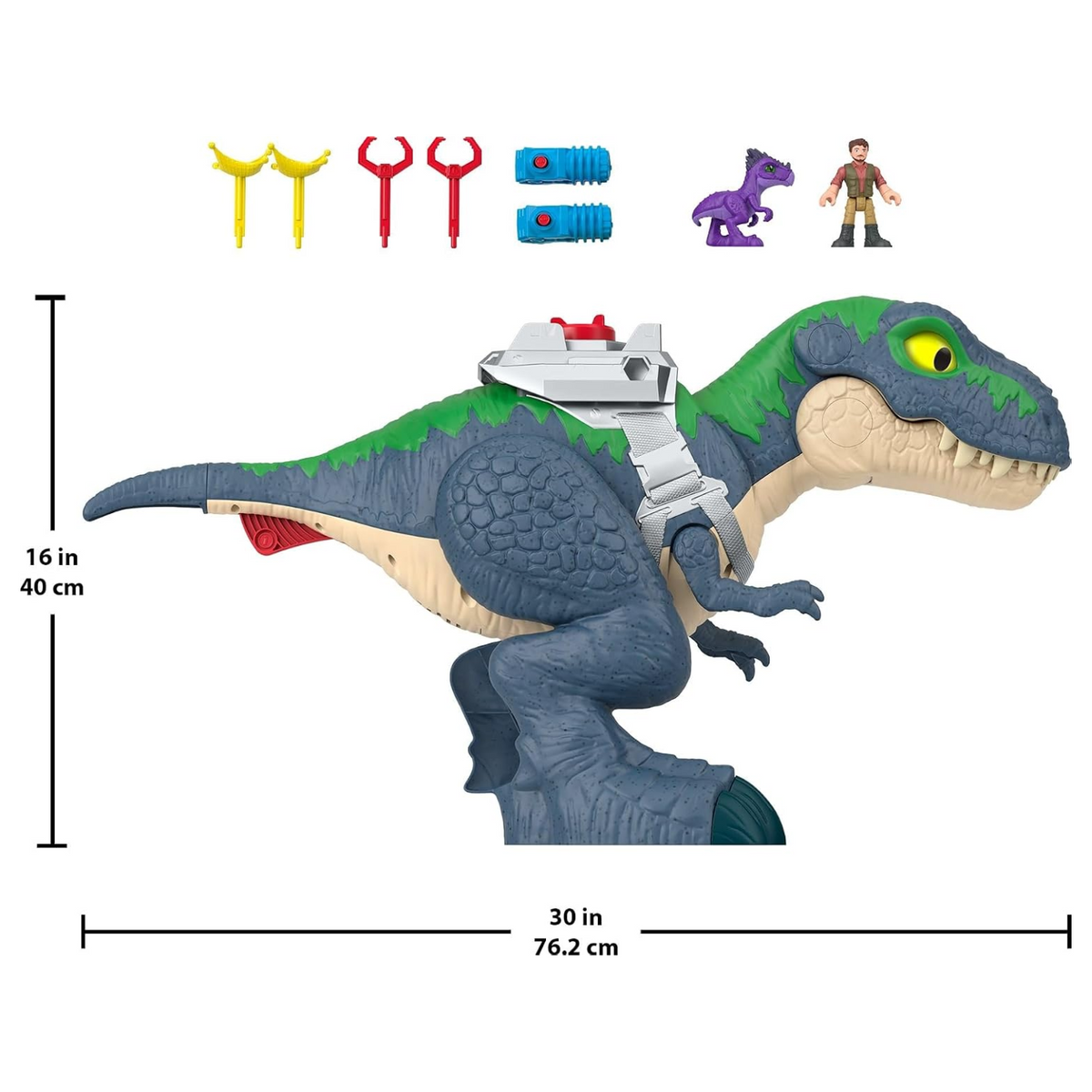 Fisher-Price Imaginext Jurassic World Rebirth Dinosaur Ultimate Chomp T-Rex 18