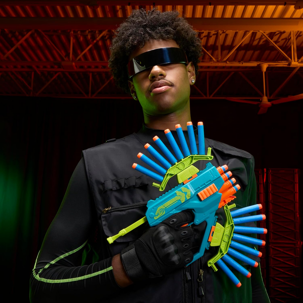 Nerf Elite Rebel Ops Ammohawk Blaster With 20 Darts Ages 8+ New Toy