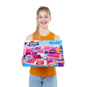 Zuru X-Shot Fast Fill Skins Water Gun Hyperload Sprinkle Unicorn Style 4 Blaster