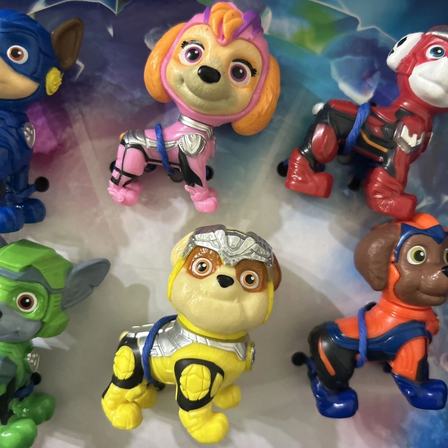 Paw Patrol The Mighty Movie Figure Gift Pack 6 Collectible Pups Toy Set Ages 3+