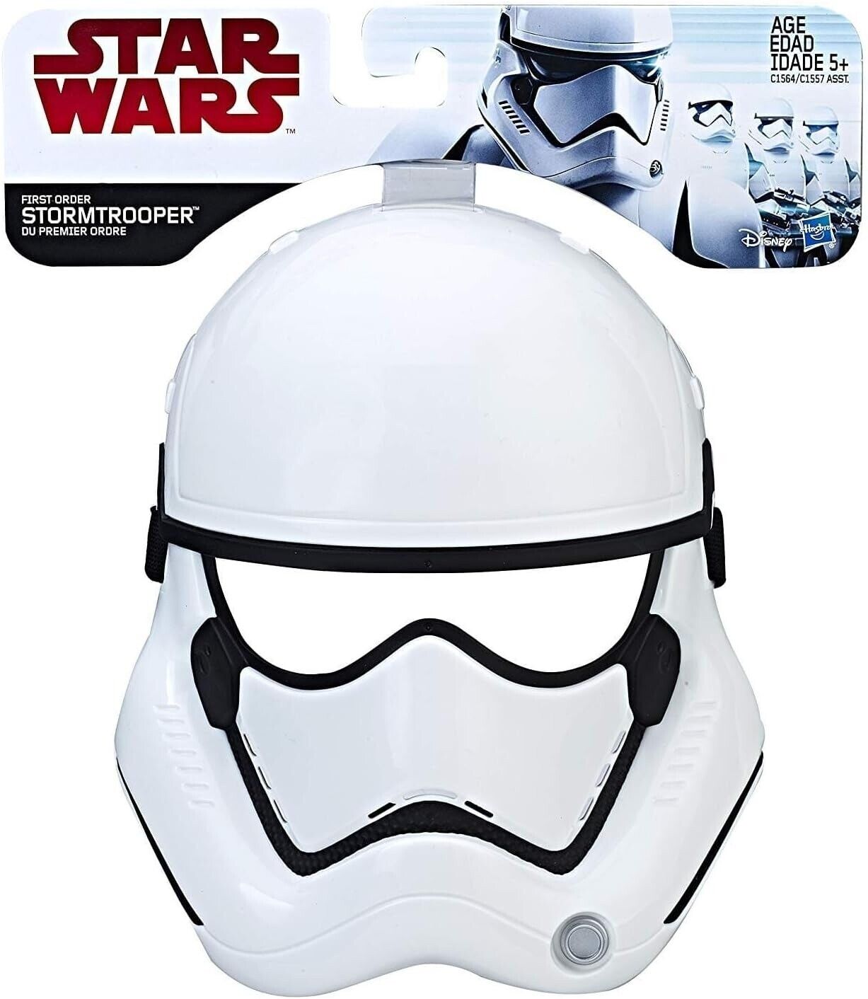 Star Wars Assorted Last Jedi First Order Face Mask Stormtrooper Kylo Ren Poe Fun