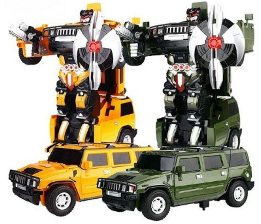 MZ Transforming Car 2323P Hummer Toy RC IR Robot Remote Control Race Racing Play