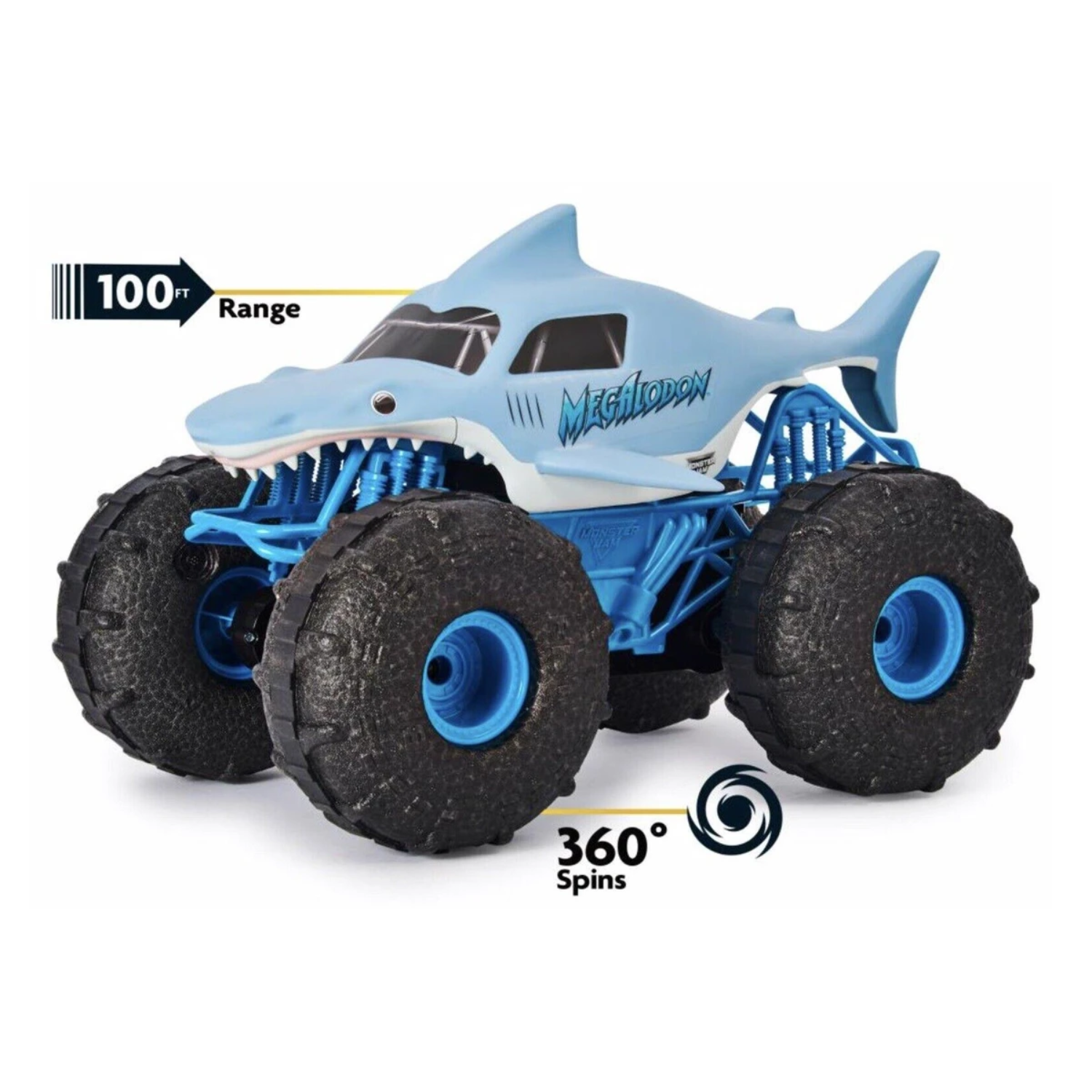 Monster Jam Official Megalodon Remote Control Truck 1:15 RC Car Fun