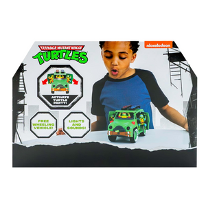 Teenage Mutant Ninja Turtles Party Cruiser Lights Sounds Vehicle 3+ Toy Play