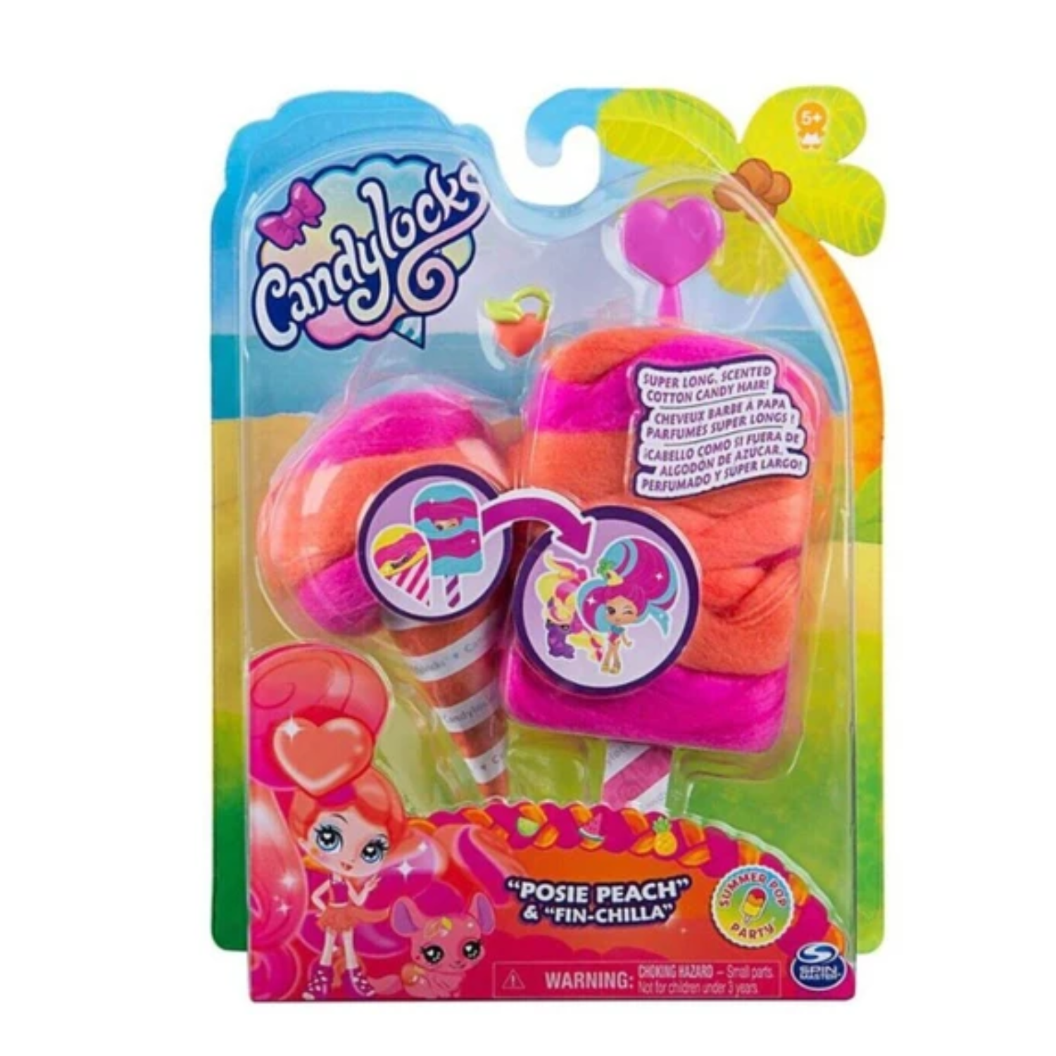 CandyLocks Surprise Scented Collectable Doll and Pet With Long Hair Accessory