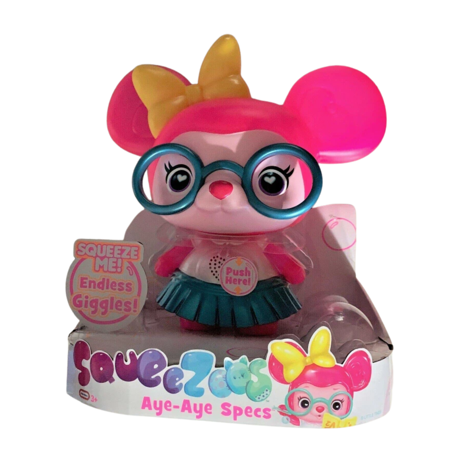 Little Tikes Squeezoos Large-Mouse Aye Aye Specs- Ages 3+ Toy Play Small Pack Bu