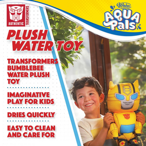 Wahu Aqua Pals Transformers Bumblebee Medium Plush Pool Toy Kids Water Fun 2+