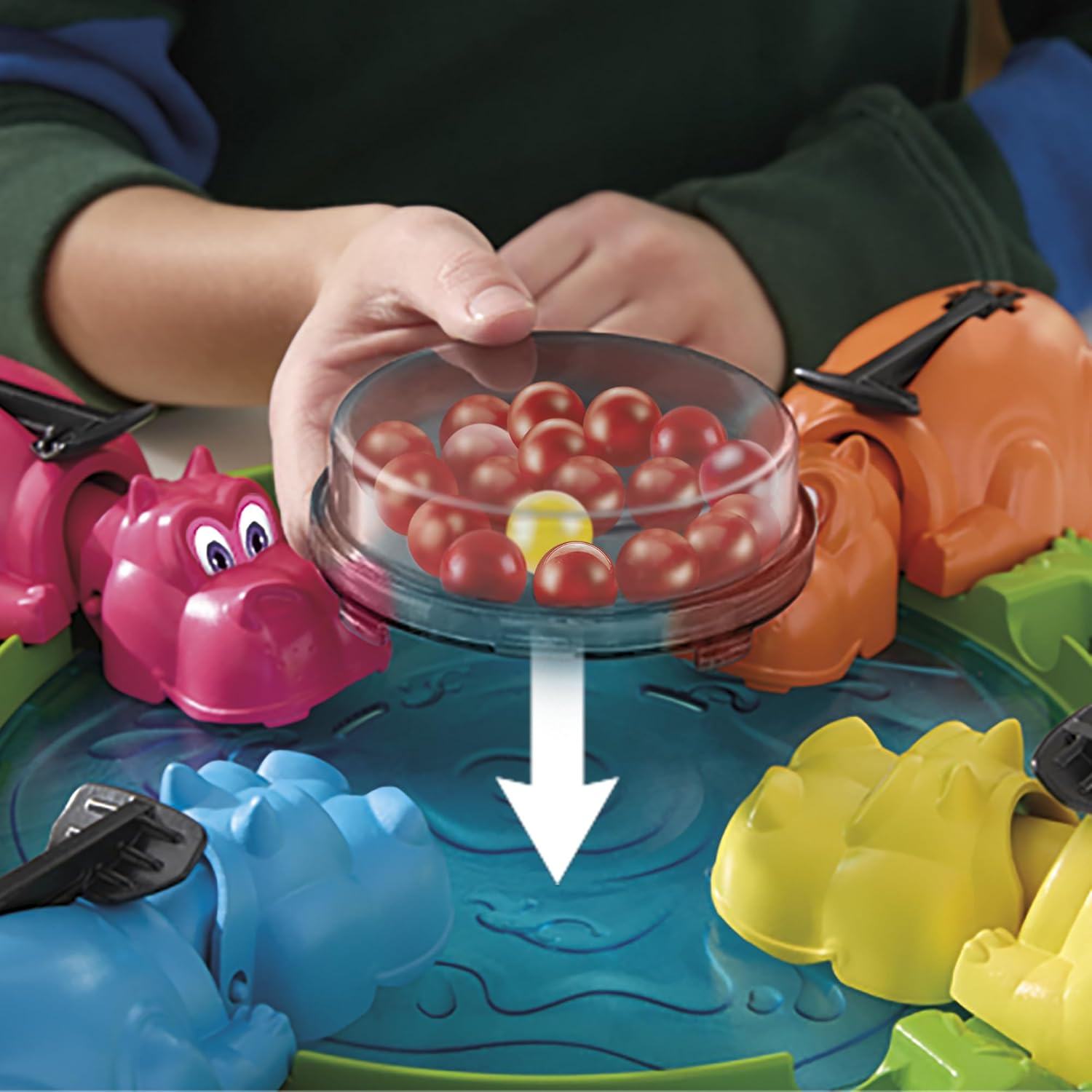 Hungry Hungry Hippos Classic Marble Chomping Board Game Fun Playset 2-4 Kids 4+
