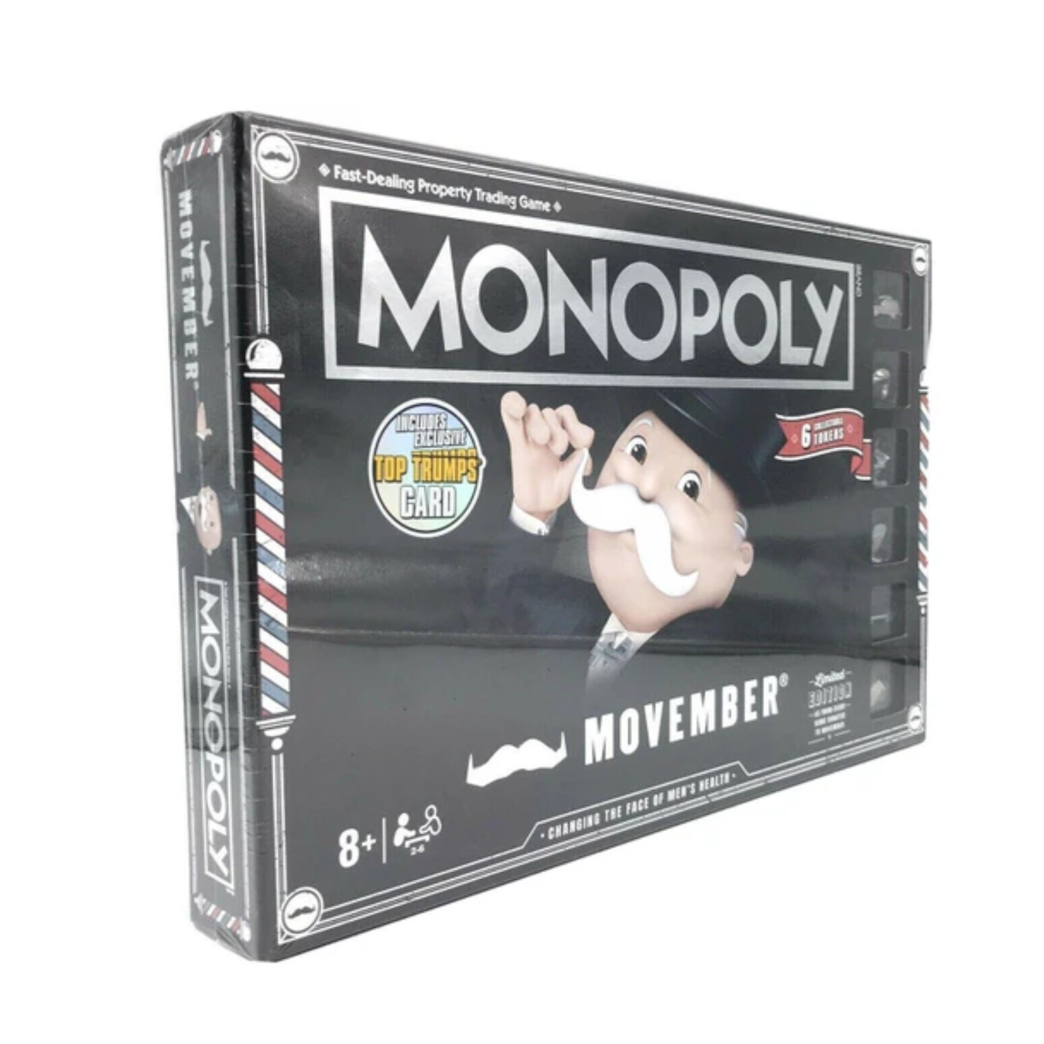Monopoly Movember Limited Edition Board Game Ages 8+ Toy Play