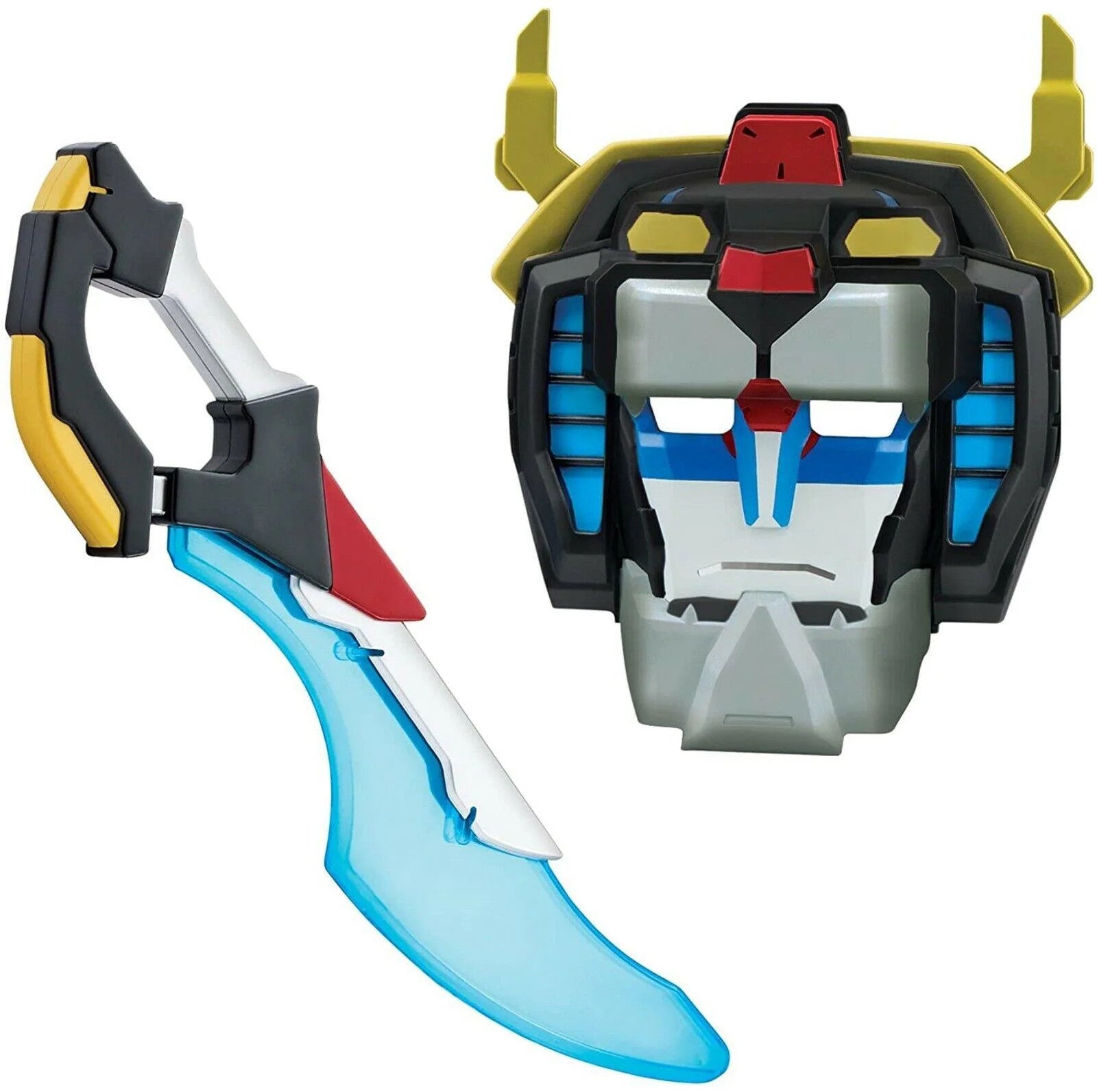 Blue Voltron Defender mask & Sword -Roleplay Set Ages 4+ Toy Play Fight Lion