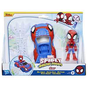 Spidey And Friends Web Crawler Vehicle Spidey With Accessory New Toy