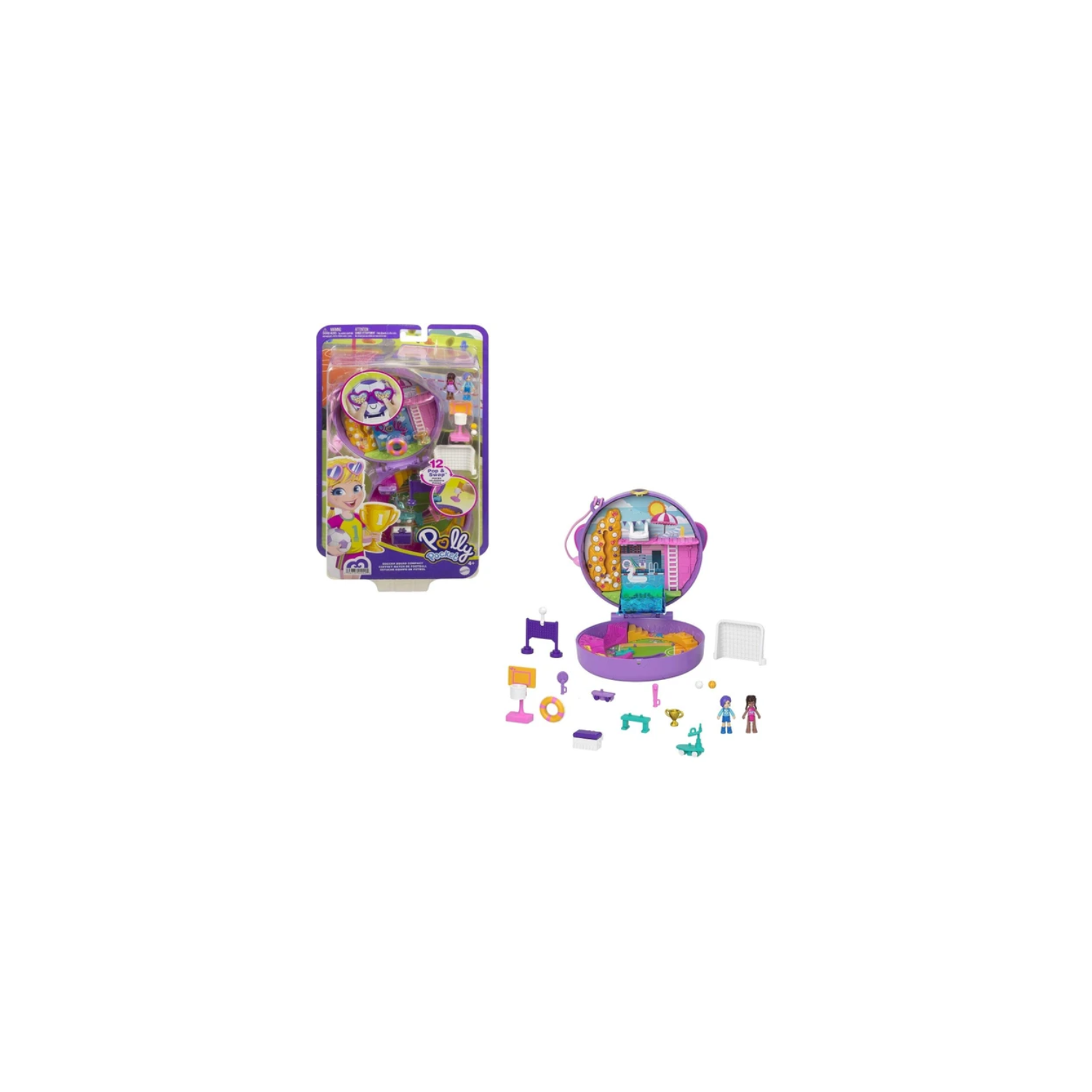 Polly Pocket World - Llama Compact - Pop and Swap Feature 5 Reveals