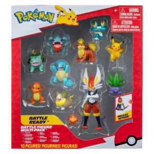 Pokemon Battle Figures Pack 10 Creature Fighters Play Display Fun Adventure