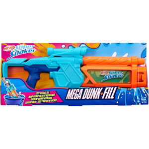 Nerf Super Soaker Mega Dunk-Fill Water Blaster Quick Fill Tank Toy Ages 6+