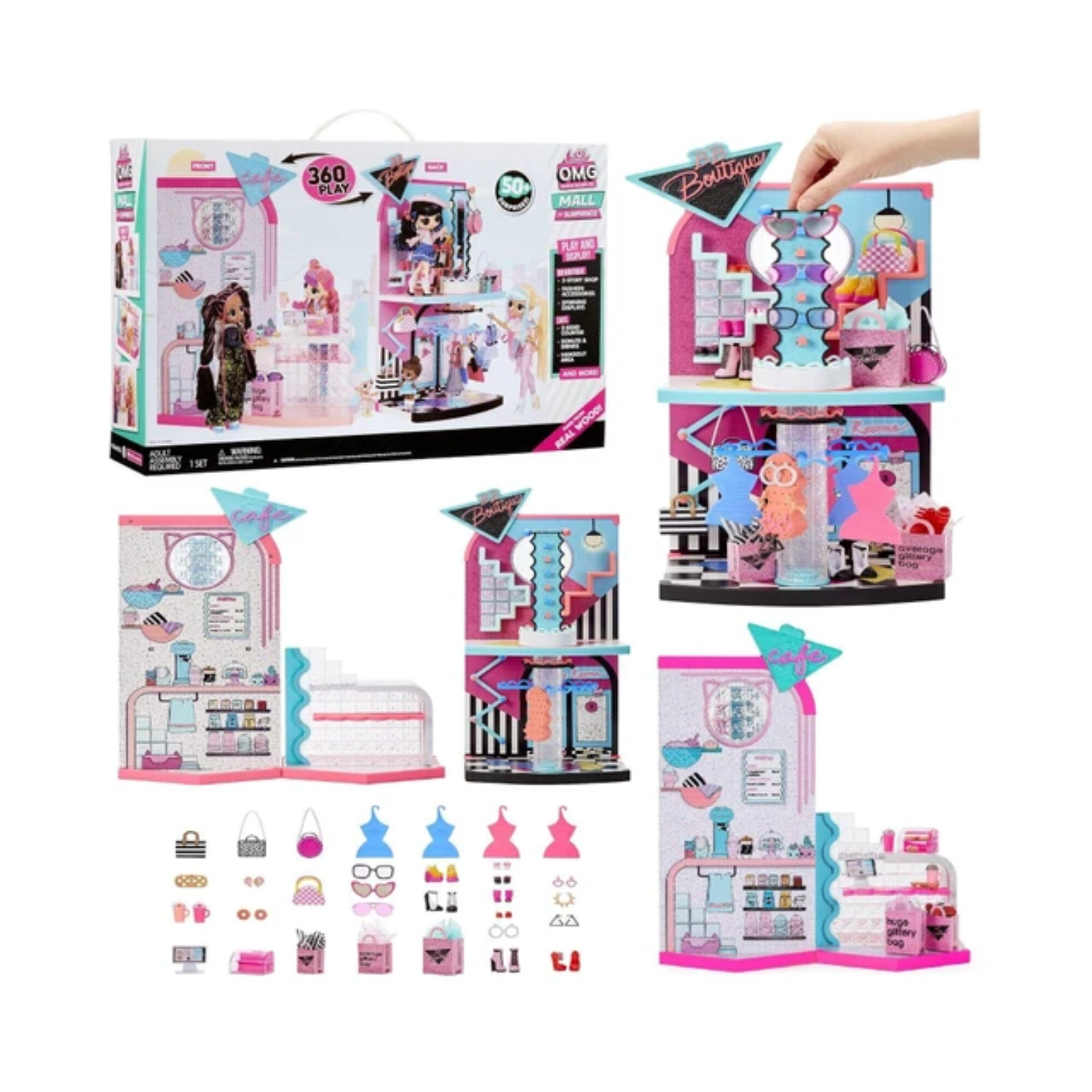 L.O.L. SURPRISE Mall of Surprises with 50+ Surprises 2 Floors LOL Doll Play Gift