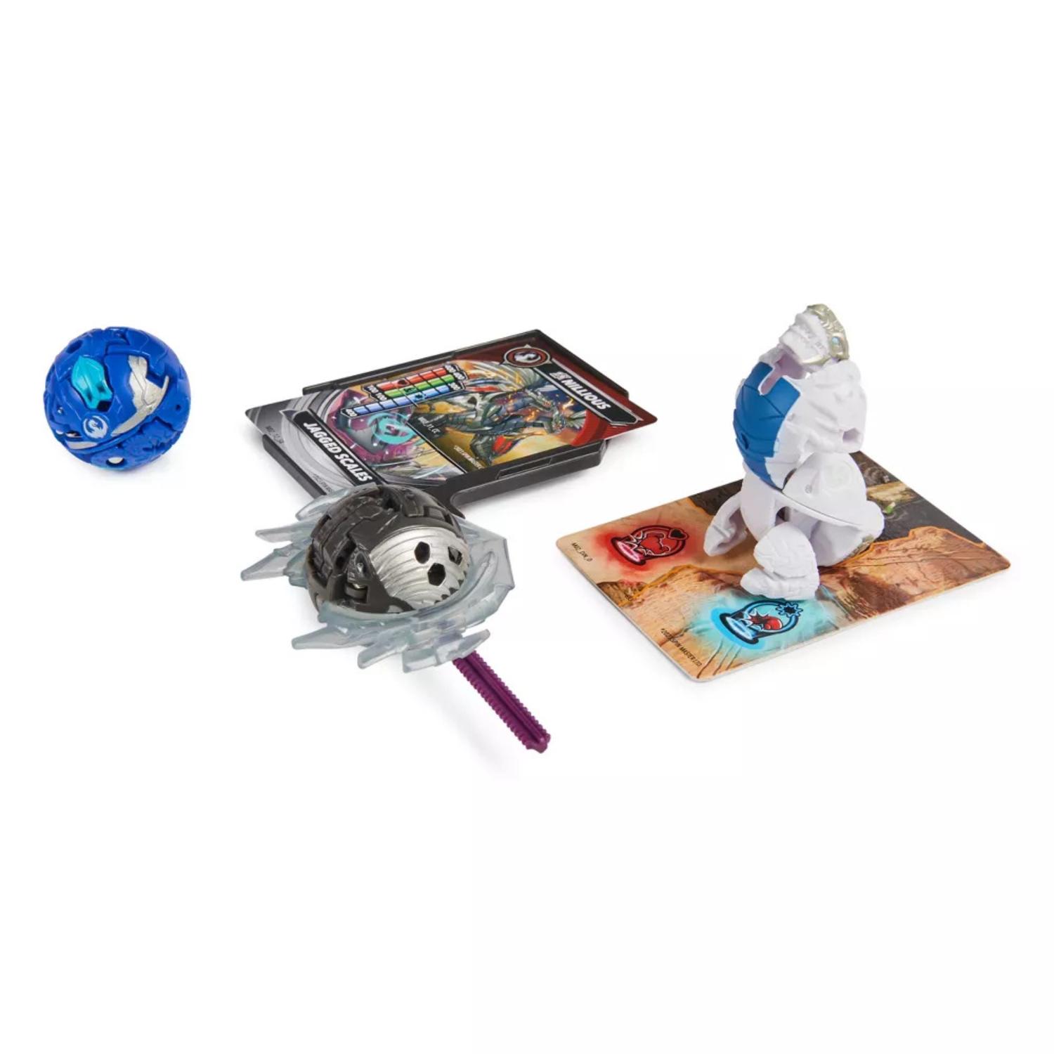 Bakugan Special Attack Nillious Dragonoid Trox 3 Pack Spinning Battle Figur Play