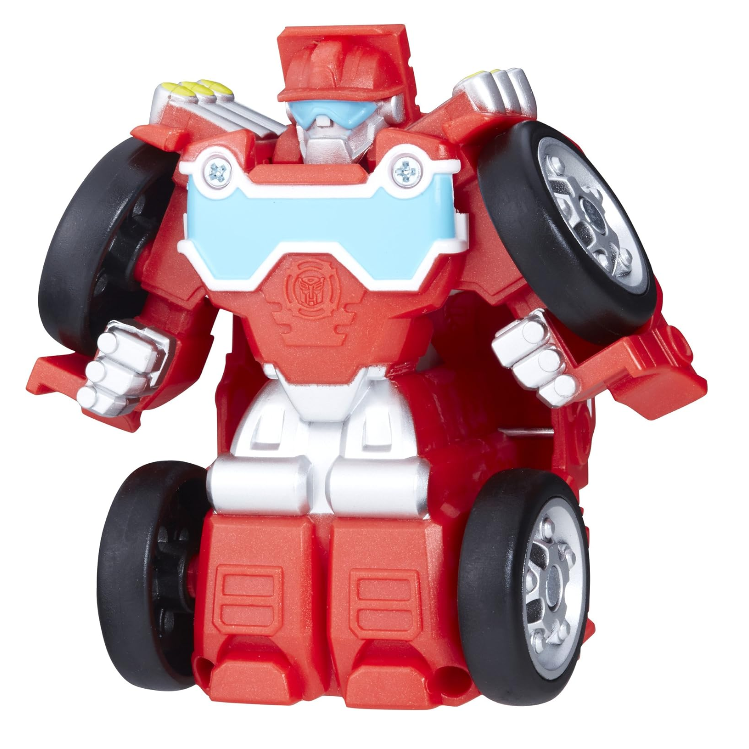 Playskool Heroes Flip Racers Pullback Transformers Rescue Bot Quickshadow Robot
