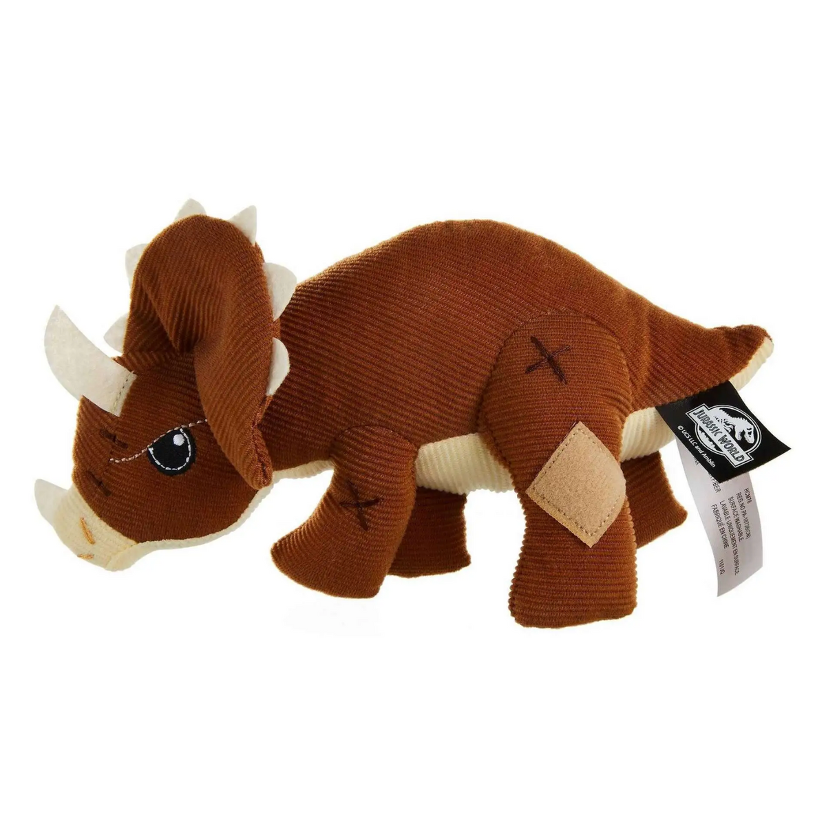 Jurassic World Stitchlings Triceratops 6-Inch Soft Plush Sound New Toy