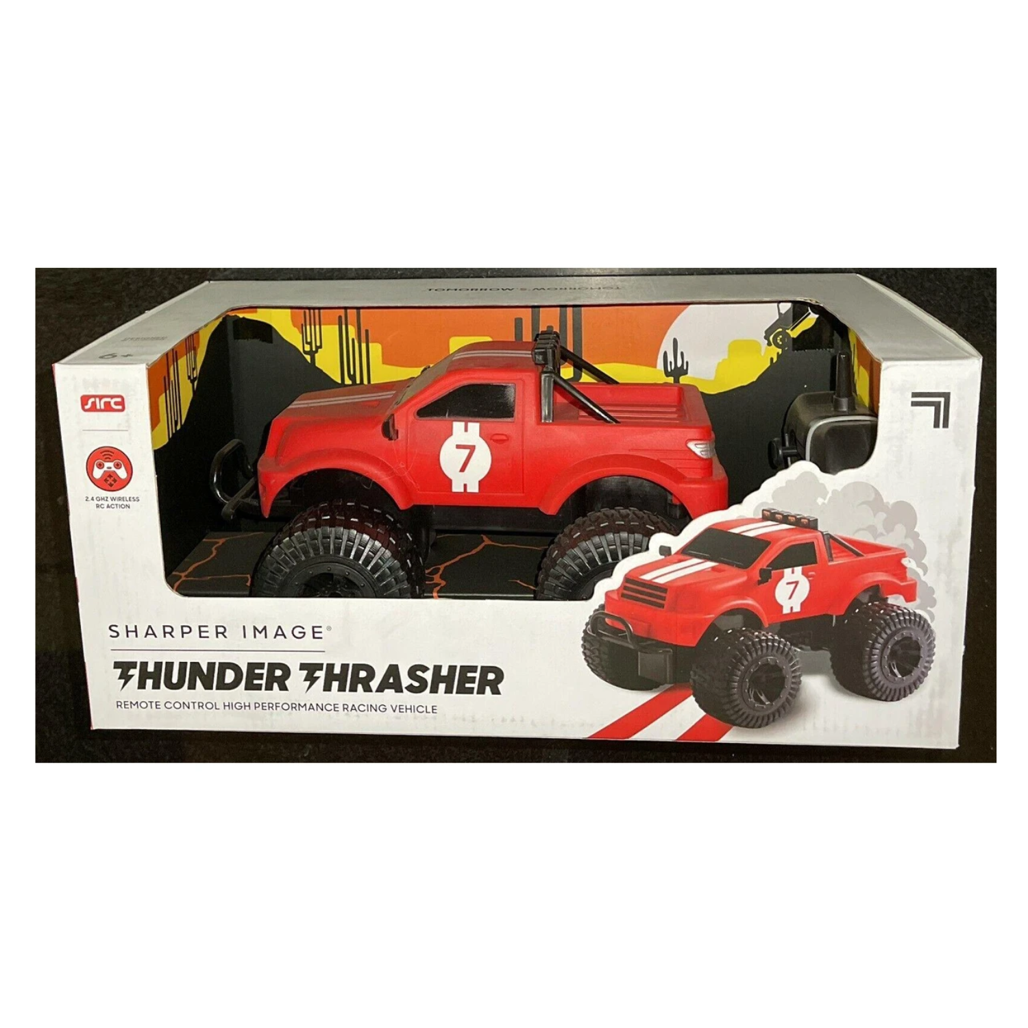 Sharper Image 1:16 RC Thunder Thrasher Jeep Car with 2.4GHz Remote Control
