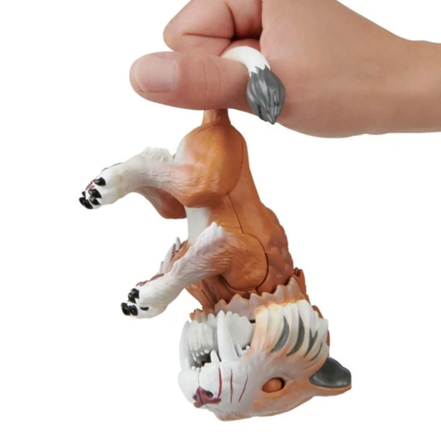 WowWee Fingerlings Untamed Tiger Sabretooth Bonesaw Interactive Toy Pet