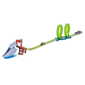 Zuru Metal Machines Shark Attack Track With Mini Race Car New Toy