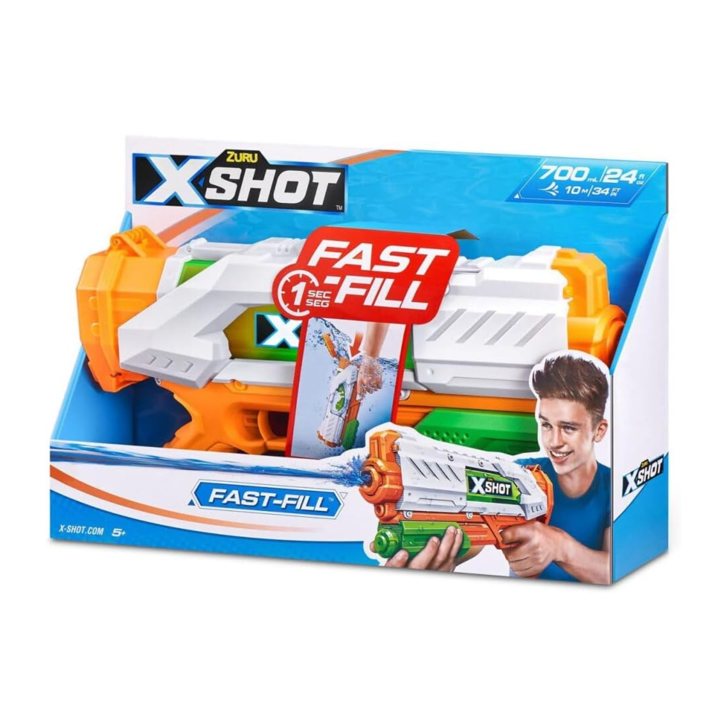 Zuru XShot X-Shot Fast-Fill Medium 700ml Water Blaster
