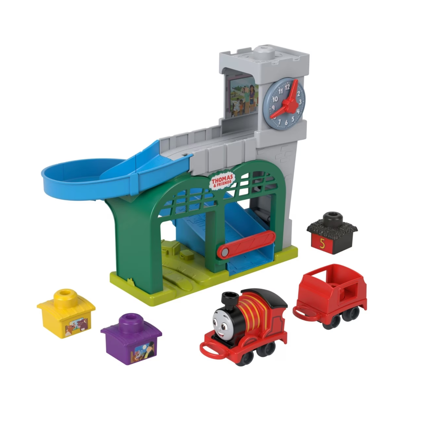 Thomas and Friends My First Knapford Station Train Set James Ramp Tunnel Play 2+