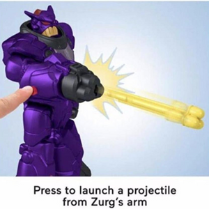 Imaginext Buzz Lightyear Battle Blast Zurg Space Robot Figure Set Kids Toy 3+